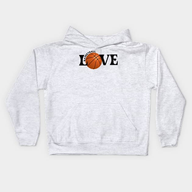 Basketball Lover- Father's Day Kids Hoodie by Prints.Berry